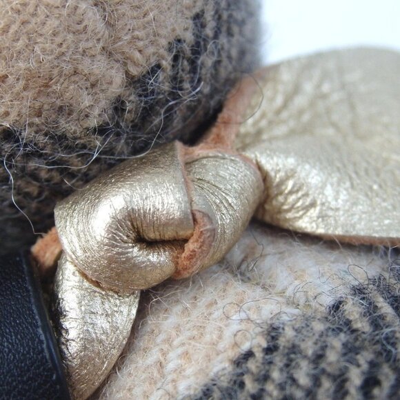 Rare Authentic BURBERRY Teddy bear key ring cotton [Used] - Picture 7 of 9